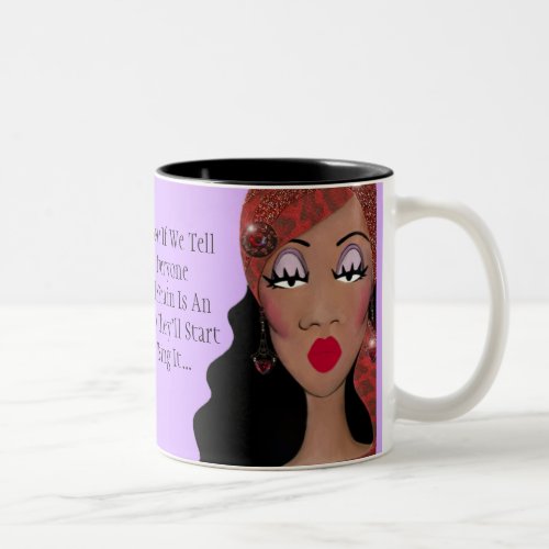 If the brain was an App _people might use it DIVA Two_Tone Coffee Mug