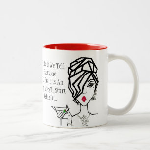 If the brain was an App -people might use it! DIVA Two-Tone Coffee Mug