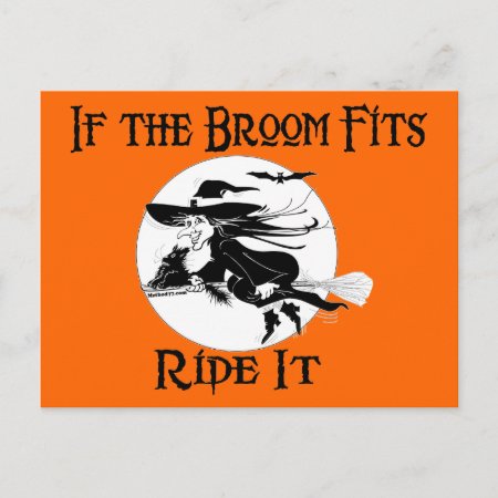 If The Broom Fits Postcards