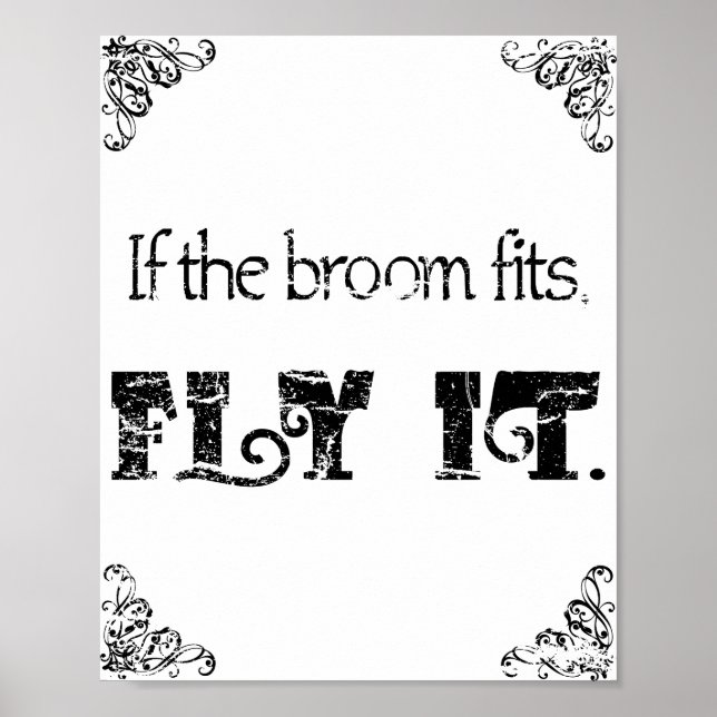 If the Broom Fits print (Front)