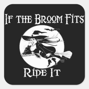 If the Broom Fits Stickers