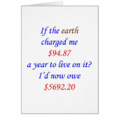 If the earth charged me ... 60 (Front)