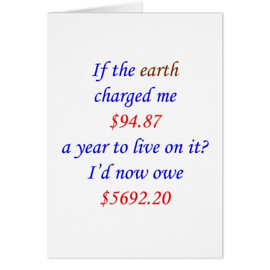 If the earth charged me ... 60 (Front)