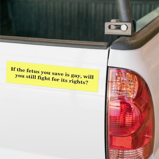 Funny Women's Rights Sticker - May the Fetus You Save Be Gay Quote, Lgbtq Rights Sticker, My Body My Choice, Mental Health, Awareness