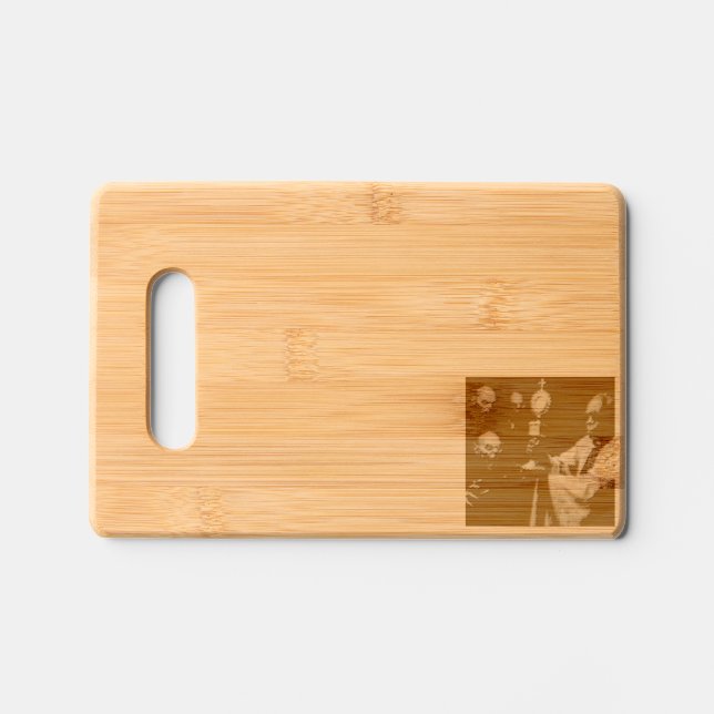 'If the Pope were Blade' Engraved Cutting Board (Front)