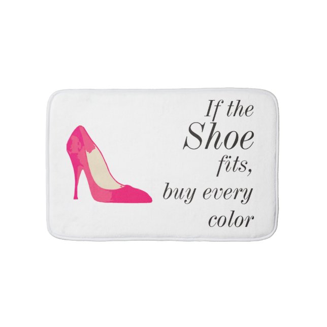 If the shoe fits bathroom rug (Front)