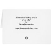 If the shoe fits buy one in every color (Back Horizontal)