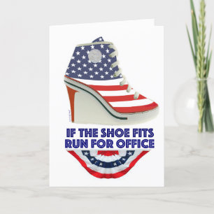 If the Shoe Fits Customizable Birthday Card