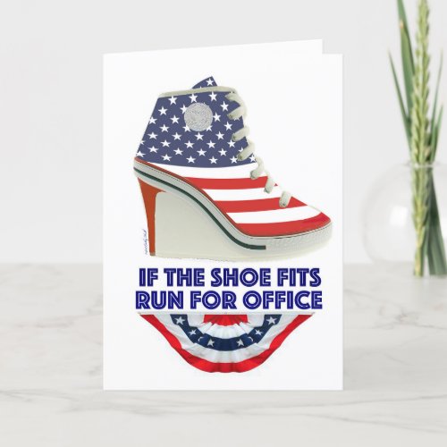 If the Shoe Fits Customizable Birthday Card
