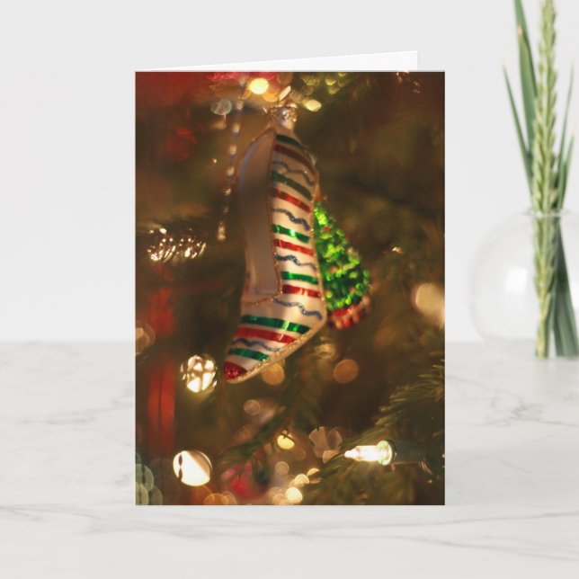 If the shoe fits holiday card (Front)
