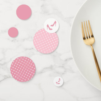 If the Shoe Fits Pink Confetti