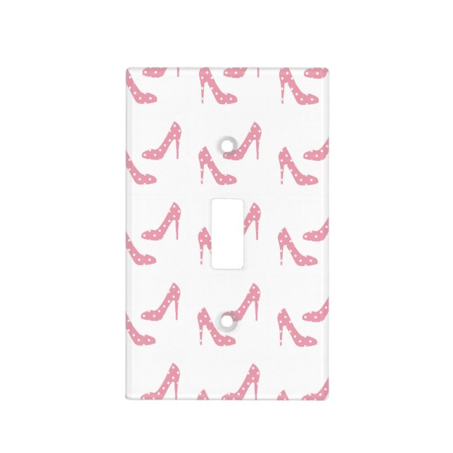 If The Shoe Fits Pink Light Switch Cover (Front)