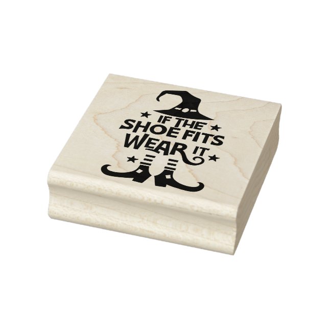 If the shoe fits wear it rubber stamp (Stamp)