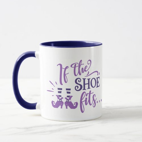 If The Shoe Fits Witch Shoes and Socks Halloween Mug