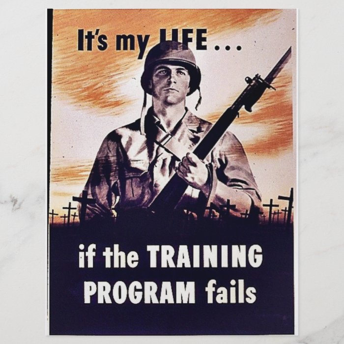 If The Training Program Fails Flyer Design