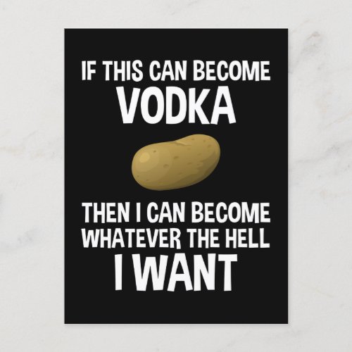 If This Can Become Vodka Postcard