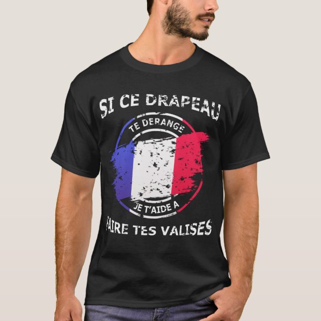 If this flag bothers you, I'll help you leave T-Shirt (Front)