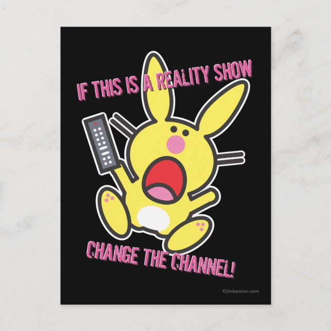 If This is a Reality Show Postcard (Front)