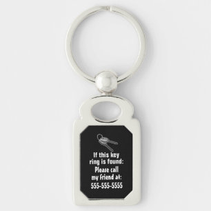 If This Key Ring Is Found - Customizable