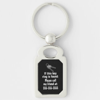 If This Key Ring Is Found - Customizable