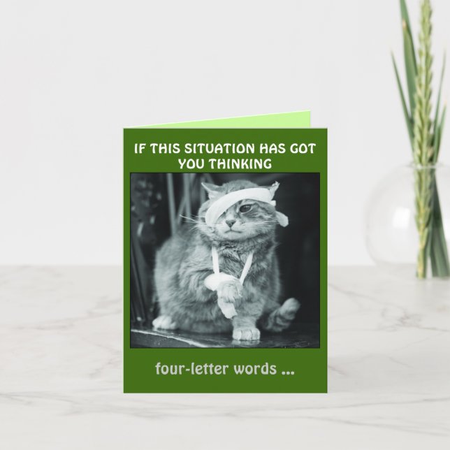 IF THIS SITUATION HAS GOT  YOU THINKING... CARD (Front)