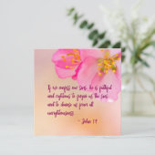 If We Confess Christian Floral Inspirational (Standing Front)