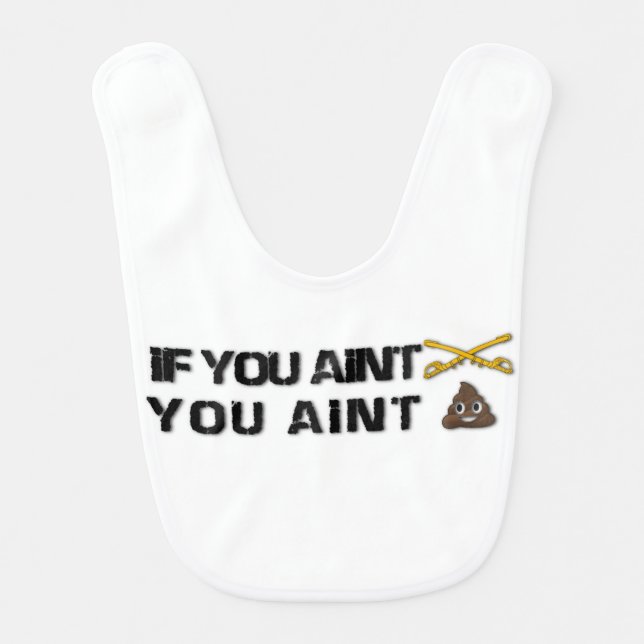 If you aint, Cav you aint.. Baby Bib (Front)