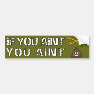 If You Aint Cav You Aint Shit Bumper Sticker