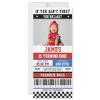 If you ain't first you're last Racing 1st Birthday