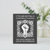 If You Are Neutral in Situations of Injustice (Standing Front)