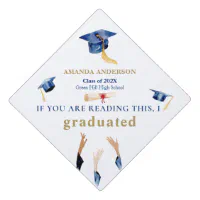 I Want to Make Some Memories Printed Grad Cap Topper Funny 