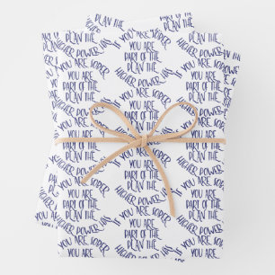 If You Are Sober You Are Part Of The Plan Wrapping Paper Sheets