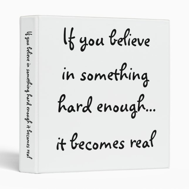 If you believe in something-avery binder (Front/Spine)