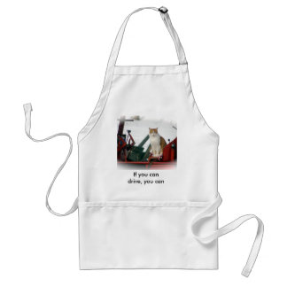 If you can drive, you can cook. adult apron