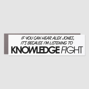 If You Can Hear Alex Jones Car Magnet