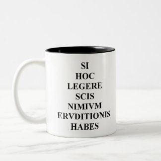 If You Can Read This Latin 1 Two-Tone Coffee Mug