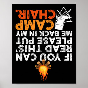 If You Can Read This Please Put Me Back In My Camp Poster