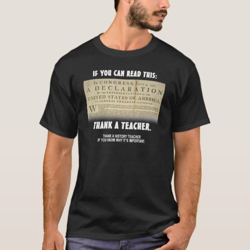 If you can read this T_Shirt