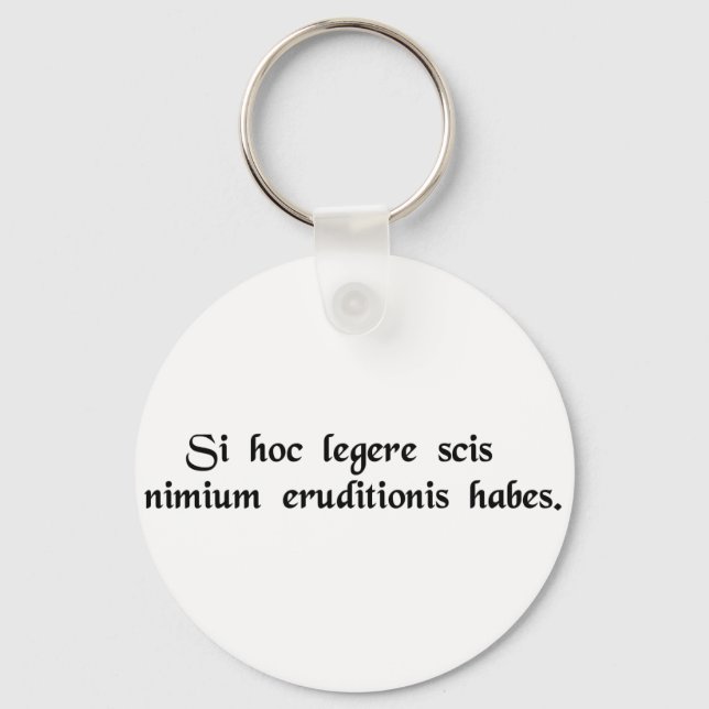 If you can read this, you're overeducated. keychain (Front)