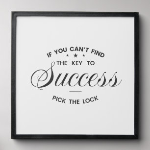If You Can’t Find the Key to Success  Peel And Stick Photo Tile