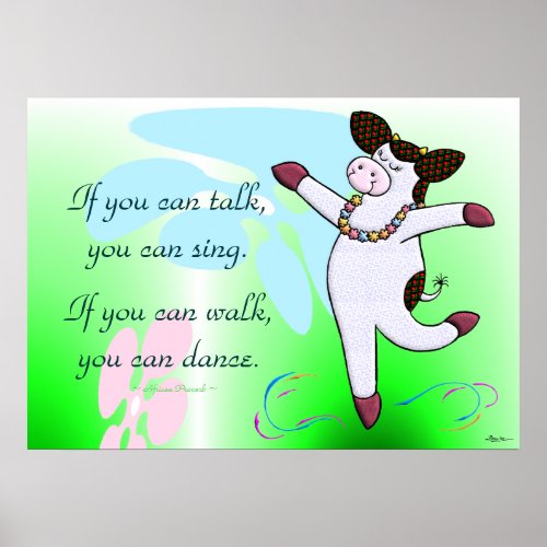If you can walk you can dance poster