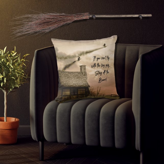 If You Can't Ride with the Big Girls Throw Pillow (Creator Uploaded)