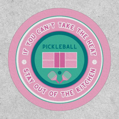 If you cant take the heat pickleball iron on patch