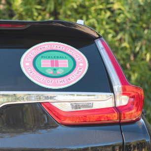 If you can't take the heat - pink and minty XXL Sticker