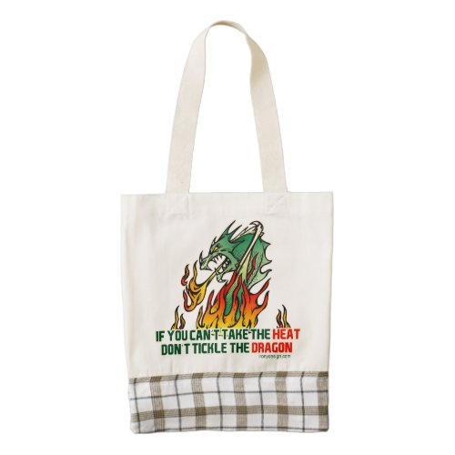 If You Cant Take The Heat Zazzle HEART Tote Bag