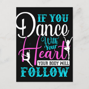 If You Dance With Your Heart Postcard