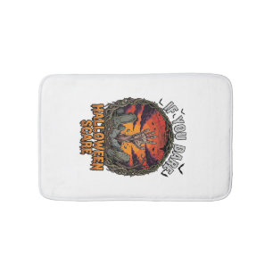 If You Dare Halloween Scare Zombie Hand Tombstone_ Bath Mat
