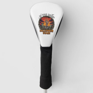 If You Dare Halloween Scare Zombie Hand Tombstone_ Golf Head Cover