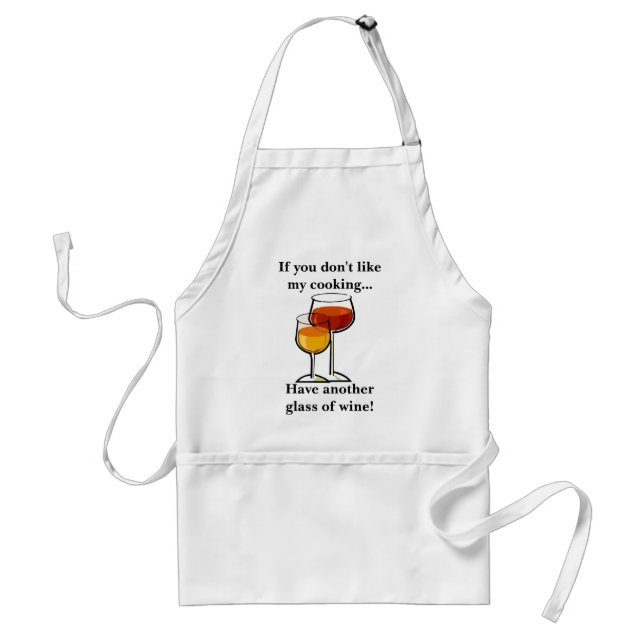 If you don't like my cooking... adult apron (Front)