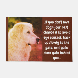 If you don't love dogs... doormat